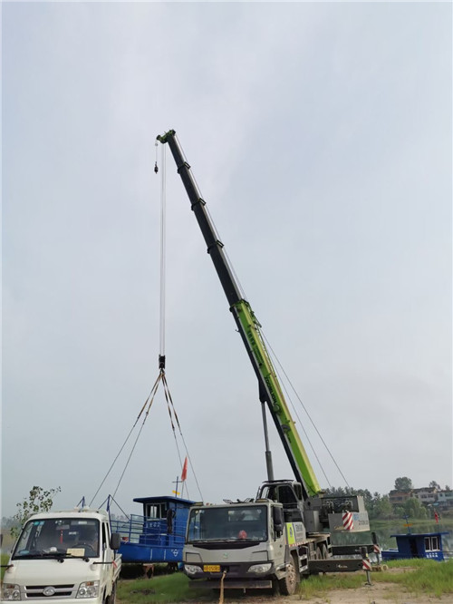 芜湖市桥梁建设吊装案例